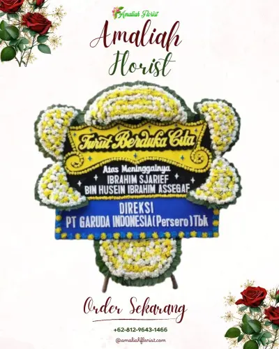 Papan Bunga Duka di Karangharja